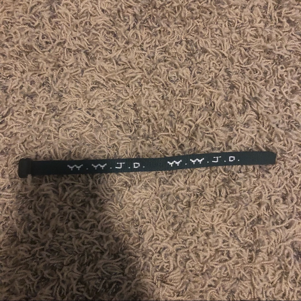 Dark Green WWJD Bracelet